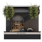 coffee shop and bar modern style set 485