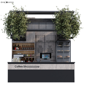 coffee shop and bar modern style set 486