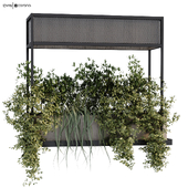 indoor metal box plant set 488