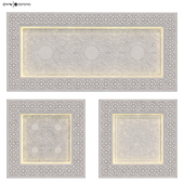 Arabic islamic  ceilling pattern  set 506