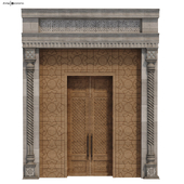 Arabic turkish  islamic architectural element set 501