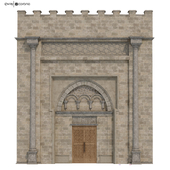 Arabic turkish  islamic architectural element set 506