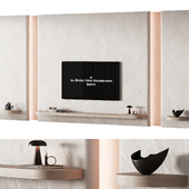 565 tv wall kit 17 minimal living room zone curved shelves