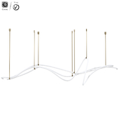 Line Art Geometry Chandelier