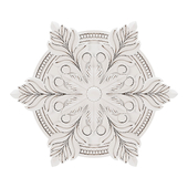 ceiling medallion gypsum pattern