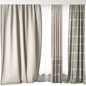 Silk and Cotton Curtain Set 36