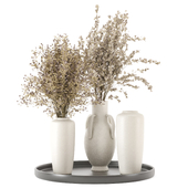Decorative Set Dried Flower_Set 3019
