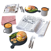 Burger breakfast