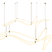Modern Custom Linear Led Pendant
