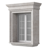 Architectural Classic Window 3D Model 4