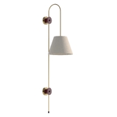 Retro Cocoa Wall Light