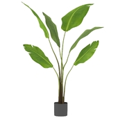 Vickerman Artificial Potted Travellers Palm Tree