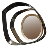 Matrix Mirror in Black Pen Shell  R&Y Augousti
