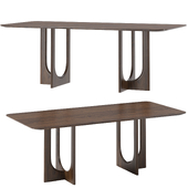 Lennik Brown wood table