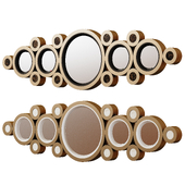 Quartz with a Bronze-Patina Brass Frame by R&Y Augousti