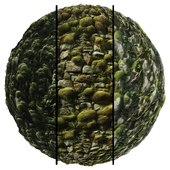 FB1051 moss stone coverings | 3MAT | PBR | 4k