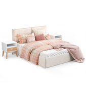 Scandinavian style bed 160