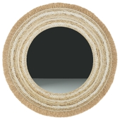 ATMOSPHERA Woven wall mirror