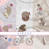 Дизайнерские обои CIRCUS pack 1
