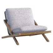 Bari Lounge Chair Stinson White