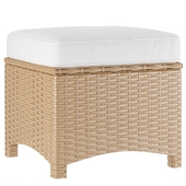 Ovios Wicker Outdoor Ottoman