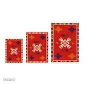 ОМ_Ковер из шерсти по мотивам чувашских орнаментов из коллекции Cultural Heritage TKANO