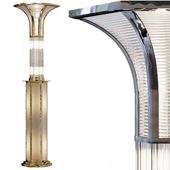 Art Deco Lamp on Column