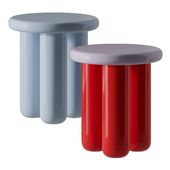 Malo Round Wood Side Table  by Urban Outfitters