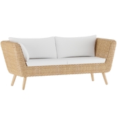 Ferdinand Patio sofa with Cushions