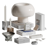 Decorative set with Fonte Table Lamp