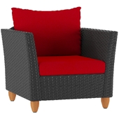 Outdoor Patio Rattan Furniture chair arm