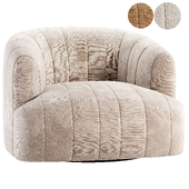 Elliana Swivel Chair - Blamont Cream