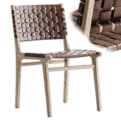 Kirra Woven Leather Dining Chair