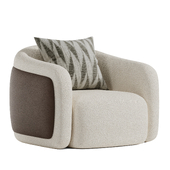 Caris Swivel Lounge Armchair