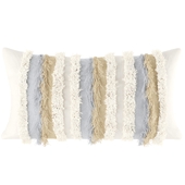Rizzy Home Stripe Polyester Filled Decorative Pillow