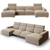 CASSONY U shape recliner SOFA