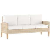 Crosley Capella Outdoor Wicker Sofa