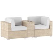 Wicker Outdoor Balcony sofa