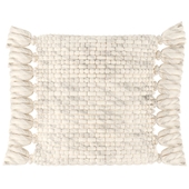 Marianne Chunky Woven Farmhouse Throw Pillow