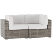Aruba Blue Outdoor sofa