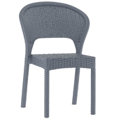 Black Colored Rattan Injection Chair