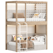 Designer two-level bed Kids room