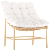 Zuo Merilyn Accent Chair Beige Natural