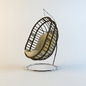 Calamus Rotan подвесное кресло - Кресла - 3D модель