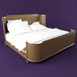 Opal Point Rosemont Curved Bed - Кровати - 3D модель