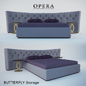 BUTTERFLY Storage - Кровати - 3D модель