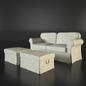 IKEA "ЭКТОРП" - Диваны - 3D модель