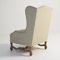 GRAMERCY HOME - LA MANCHE ARMCHAIR 602.002-F01 - Кресла - 3D модель - фото 2