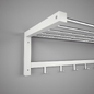 IKEA ЧУСИГ / TJUSIG - Скамья и Полка - Прихожая - 3D модель - фото 3