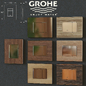 Набор кнопок для инсталляции Grohe - Декор для санузла - 3D модель